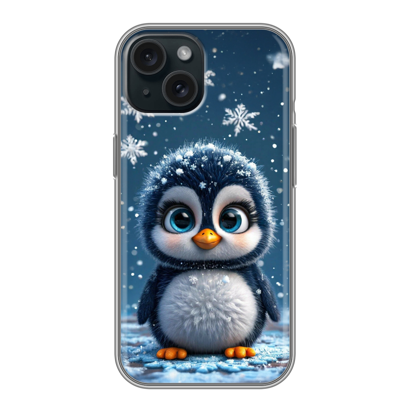 Силиконовый чехол на Iphone 15 с принтом Новый год Силиконовый чехол на Iphone 15 с принтом Новый год