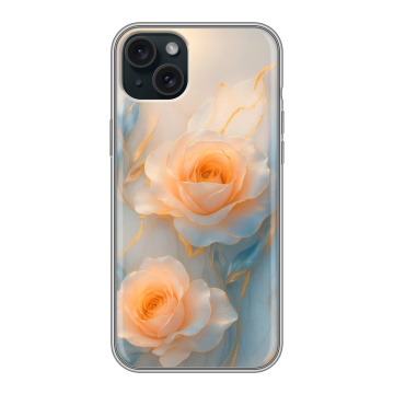 Силиконовый чехол на Iphone 15 Plus с принтом Женский