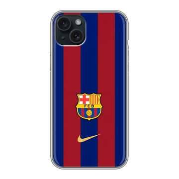 Силиконовый чехол на Iphone 15 Plus с принтом Барселона Barcelona