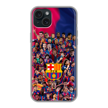 Силиконовый чехол на Iphone 15 Plus с принтом Барселона Barcelona Силиконовый чехол на Iphone 15 Plus с принтом Барселона Barcelona