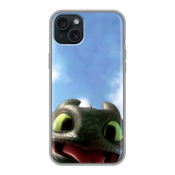 Силиконовый чехол на Iphone 15 Plus с принтом Как приручить дракона Силиконовый чехол на Iphone 15 Plus с принтом Как приручить дракона