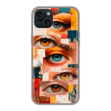 Силиконовый чехол на Iphone 15 Plus с принтом Модный принт Силиконовый чехол на Iphone 15 Plus с принтом Модный принт