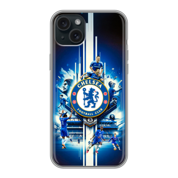 Силиконовый чехол на Iphone 15 Plus с принтом Chelsea Челси Силиконовый чехол на Iphone 15 Plus с принтом Chelsea Челси
