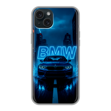 Силиконовый чехол на Iphone 15 Plus с принтом BMW БМВ Силиконовый чехол на Iphone 15 Plus с принтом BMW БМВ