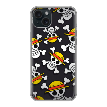 Силиконовый чехол на Iphone 15 Plus с принтом One Piece Ван Пис Силиконовый чехол на Iphone 15 Plus с принтом One Piece Ван Пис