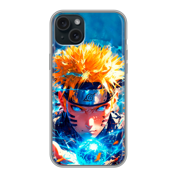 Силиконовый чехол на Iphone 15 Plus с принтом Аниме Наруто Naruto