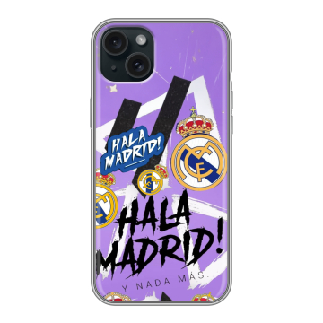 Силиконовый чехол на Iphone 15 Plus с принтом Real Madrid Реал Мадрид Силиконовый чехол на Iphone 15 Plus с принтом Real Madrid Реал Мадрид
