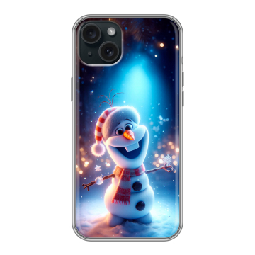 Силиконовый чехол на Iphone 15 Plus с принтом Новый год Силиконовый чехол на Iphone 15 Plus с принтом Новый год