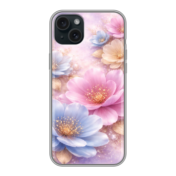 Силиконовый чехол на Iphone 15 Plus с принтом женский Силиконовый чехол на Iphone 15 Plus с принтом женский