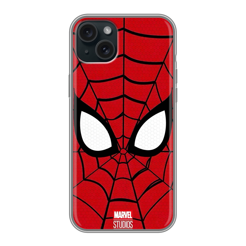 Силиконовый чехол на Iphone 15 Plus с принтом человек паук spiderman Силиконовый чехол на Iphone 15 Plus с принтом человек паук spiderman