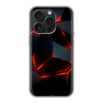 Силиконовый чехол на Iphone 15 Pro с принтом Яркие абстракции