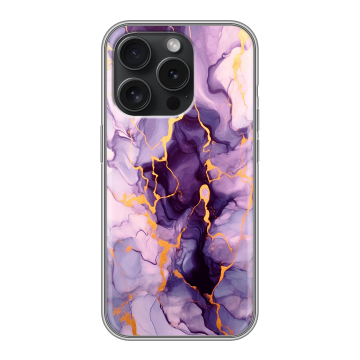Силиконовый чехол на Iphone 15 Pro с принтом Мрамор Силиконовый чехол на Iphone 15 Pro с принтом Мрамор
