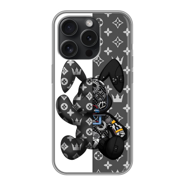 Силиконовый чехол на Iphone 15 Pro с принтом Луи робот Силиконовый чехол на Iphone 15 Pro с принтом Луи робот