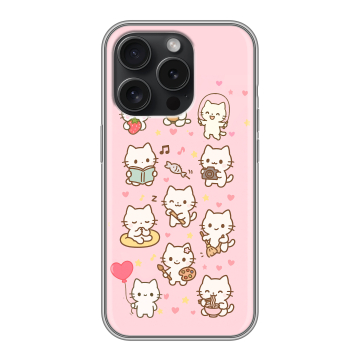 Силиконовый чехол на Iphone 15 Pro с принтом Hello Kitty Хелоу Кити Силиконовый чехол на Iphone 15 Pro с принтом Hello Kitty Хелоу Кити
