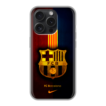 Силиконовый чехол на Iphone 15 Pro с принтом Барселона Barcelona Силиконовый чехол на Iphone 15 Pro с принтом Барселона Barcelona
