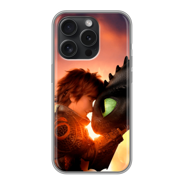 Силиконовый чехол на Iphone 15 Pro с принтом Как приручить дракона Силиконовый чехол на Iphone 15 Pro с принтом Как приручить дракона