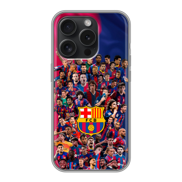 Силиконовый чехол на Iphone 15 Pro с принтом Барселона Barcelona Силиконовый чехол на Iphone 15 Pro с принтом Барселона Barcelona