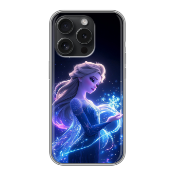 Силиконовый чехол на Iphone 15 Pro с принтом Холодное сердце Frozen Силиконовый чехол на Iphone 15 Pro с принтом Холодное сердце Frozen