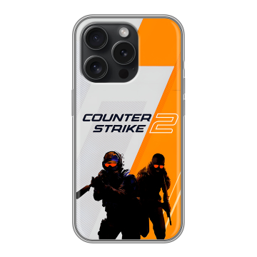Силиконовый чехол на Iphone 15 Pro с принтом Counter Strike Силиконовый чехол на Iphone 15 Pro с принтом Counter Strike