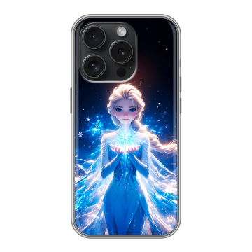 Силиконовый чехол на Iphone 15 Pro с принтом Холодное сердце Frozen Силиконовый чехол на Iphone 15 Pro с принтом Холодное сердце Frozen