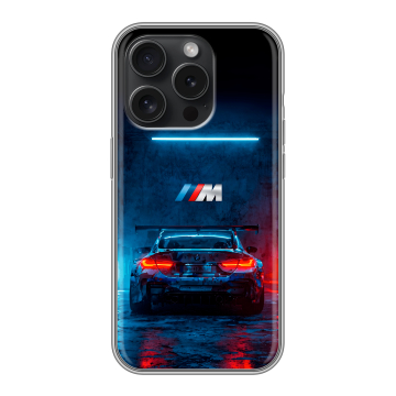 Силиконовый чехол на Iphone 15 Pro с принтом BMW БМВ Силиконовый чехол на Iphone 15 Pro с принтом BMW БМВ