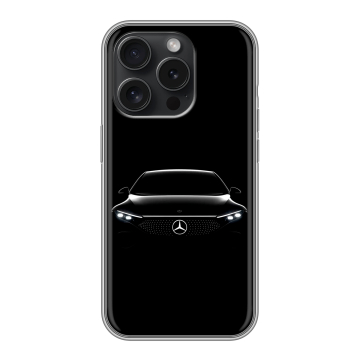 Силиконовый чехол на Iphone 15 Pro с принтом Mercedes Мерседес Силиконовый чехол на Iphone 15 Pro с принтом Mercedes Мерседес