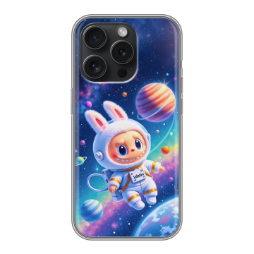 Силиконовый чехол на Iphone 15 Pro с принтом Labubu Лабубу Силиконовый чехол на Iphone 15 Pro с принтом Labubu Лабубу