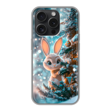 Силиконовый чехол на Iphone 15 Pro с принтом Новый год Силиконовый чехол на Iphone 15 Pro с принтом Новый год