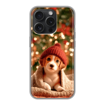 Силиконовый чехол на Iphone 15 Pro с принтом Новый год Силиконовый чехол на Iphone 15 Pro с принтом Новый год