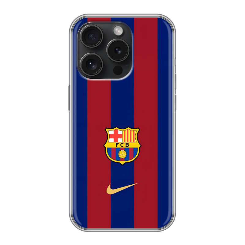 Силиконовый чехол на Iphone 15 Pro с принтом Барселона Barcelona Силиконовый чехол на Iphone 15 Pro с принтом Барселона Barcelona