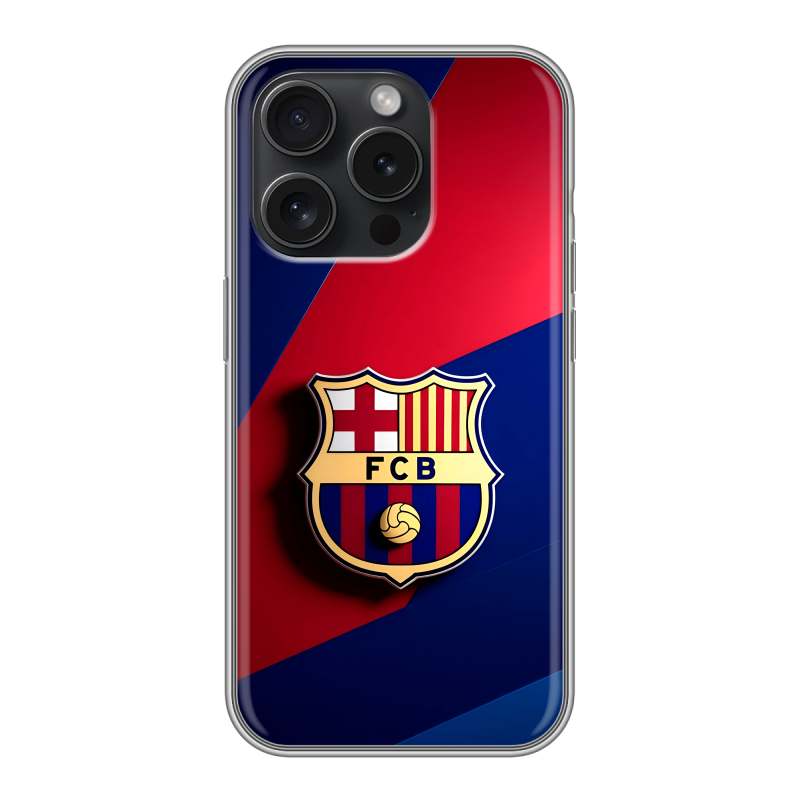 Силиконовый чехол на Iphone 15 Pro с принтом Барселона Barcelona Силиконовый чехол на Iphone 15 Pro с принтом Барселона Barcelona