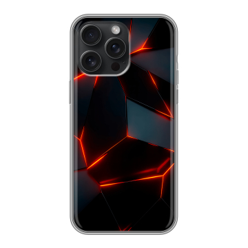 Силиконовый чехол на Iphone 15 Pro Max с принтом Яркие абстракции