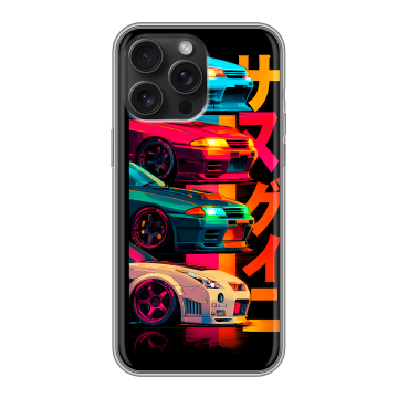 Силиконовый чехол на Iphone 15 Pro Max с принтом Гоночные машины Силиконовый чехол на Iphone 15 Pro Max с принтом Гоночные машины