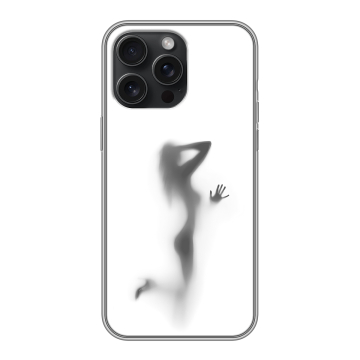 Силиконовый чехол на Iphone 15 Pro Max с принтом Силуэт Силиконовый чехол на Iphone 15 Pro Max с принтом Силуэт
