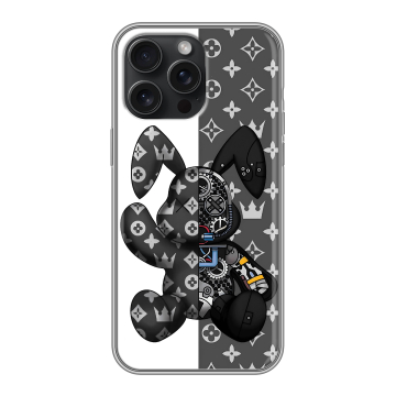Силиконовый чехол на Iphone 15 Pro Max с принтом Луи робот Силиконовый чехол на Iphone 15 Pro Max с принтом Луи робот