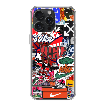Силиконовый чехол на Iphone 15 Pro Max с принтом Найк Nike яркий Силиконовый чехол на Iphone 15 Pro Max с принтом Найк Nike яркий