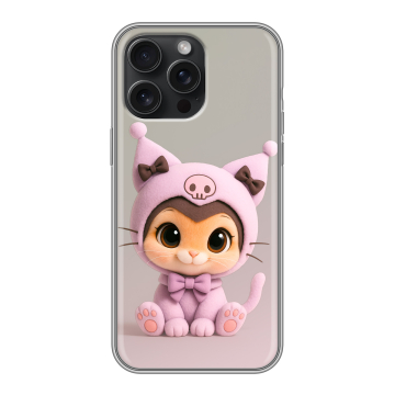 Силиконовый чехол на Iphone 15 Pro Max с принтом Куроми Kuromi Силиконовый чехол на Iphone 15 Pro Max с принтом Куроми Kuromi