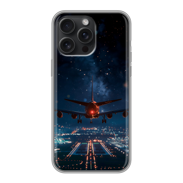 Силиконовый чехол на Iphone 15 Pro Max с принтом самолет Силиконовый чехол на Iphone 15 Pro Max с принтом самолет