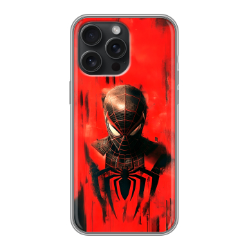 Силиконовый чехол на Iphone 15 Pro Max с принтом человек паук spiderman Силиконовый чехол на Iphone 15 Pro Max с принтом человек паук spiderman