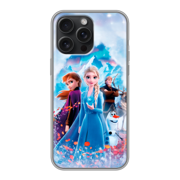 Силиконовый чехол на Iphone 15 Pro Max с принтом Холодное сердце Frozen Силиконовый чехол на Iphone 15 Pro Max с принтом Холодное сердце Frozen