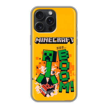 Силиконовый чехол на Iphone 15 Pro Max с принтом Майнкрафт Minecraft Силиконовый чехол на Iphone 15 Pro Max с принтом Майнкрафт Minecraft