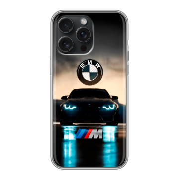Силиконовый чехол на Iphone 15 Pro Max с принтом БМВ BMW Силиконовый чехол на Iphone 15 Pro Max с принтом БМВ BMW
