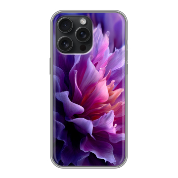 Силиконовый чехол на Iphone 15 Pro Max с принтом женский цветы Силиконовый чехол на Iphone 15 Pro Max с принтом женский цветы