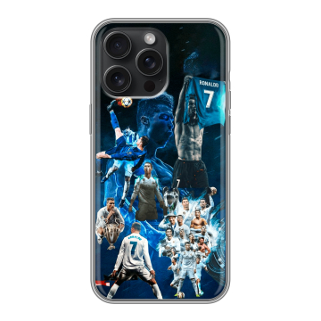 Силиконовый чехол на Iphone 15 Pro Max с принтом Реал Роналдо Силиконовый чехол на Iphone 15 Pro Max с принтом Реал Роналдо