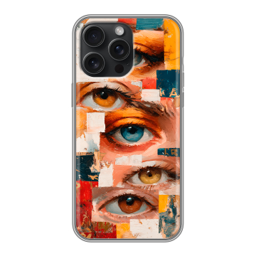 Силиконовый чехол на Iphone 15 Pro Max с принтом Модный принт