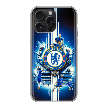 Силиконовый чехол на Iphone 15 Pro Max с принтом Chelsea Челси