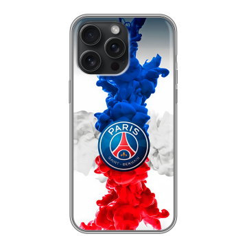 Силиконовый чехол на Iphone 15 Pro Max с принтом PSG ПСЖ