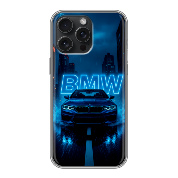 Силиконовый чехол на Iphone 15 Pro Max с принтом BMW БМВ Силиконовый чехол на Iphone 15 Pro Max с принтом BMW БМВ