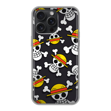 Силиконовый чехол на Iphone 15 Pro Max с принтом One Piece Ван Пис