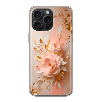 Силиконовый чехол на Iphone 15 Pro Max с принтом женский
